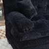 Ridstar Two-Seat Sectional Sofa For Living Room & Apartment-Black - 3 of 4