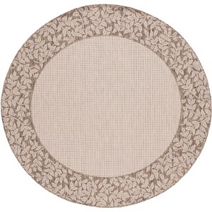 Courtyard CY0727 UV & Stain Resistant Non-Shedding Power Loomed Indoor/Outdoor Rugs - Safavieh - 1 of 4