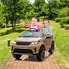 Kids Ride On Cars, Licensed Land Rover, 12V 4.5Ah Battery-Powered Electric Toy Car for Kids,2 Motors, 3 Speeds,Safety Belt - 3 of 4
