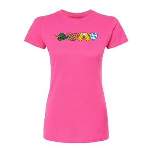 Women's - Instant Message - Oktoberfest Fitted Graphic T-Shirt - 1 of 4