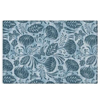 Heather Dutton Arabella Washed Indigo 4' X 6' Outdoor Rug - Deny ...