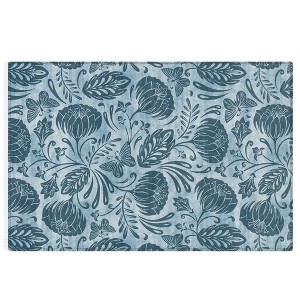 Heather Dutton Arabella Washed Indigo Outdoor Rug - Deny Designs - 1 of 4