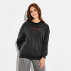 Women's Coke Can't Beat the Feeling Fleece Graphic Sweatshirt - Black - 2 of 3