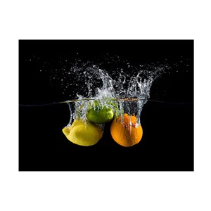 Mogyorosi Stefan 'Citrus Splash' Canvas Art - 1 of 4