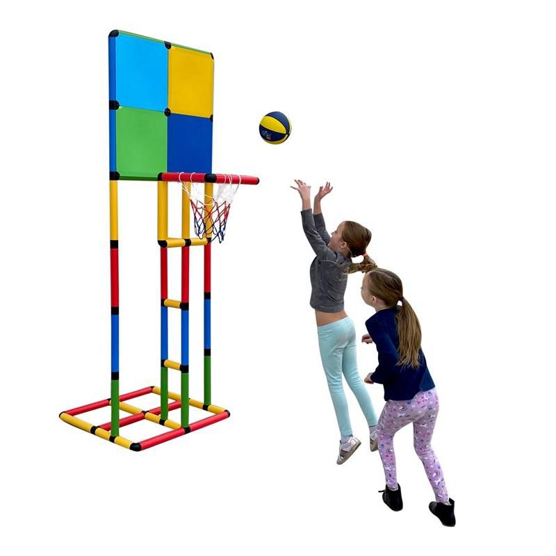 Funphix Build ‘n’ Score Sports Set – Kids Sport Set Building Toy for Indoor Outdoor Play, 4 of 12