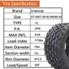 Set of 2 AT19X7-8 Tire Sport- Racing Go-Kart Tires ATV UTV Tires Mini Bike Tires, 4PR Tubeless - 4 of 4