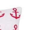 C&F Home 10" x 10" Anchor Knitted Small Petite Throw Pillow - 4 of 4