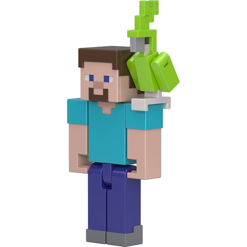 Minecraft Steve with Parrot Action Figure, 4 of 7