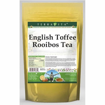 TerraVita English Toffee Rooibos Tea (50 tea bags, ZIN: 535493, 2-Pack)