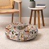 Marta Barragan Camarasa Fawns in the autumn forest Round Floor Pillow - Deny Desings - 4 of 4