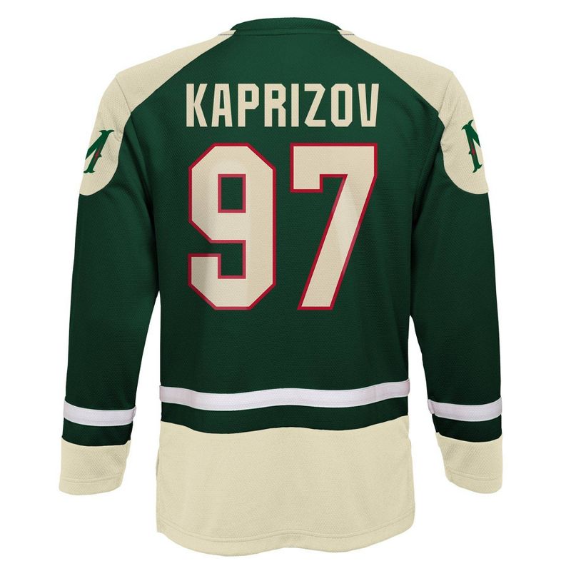 NHL Minnesota Wild Boys' Kaprizov Jersey, 3 of 4