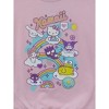 Hello Kitty & Friends Riding Rainbow Women's Cradle Pink Crew Neck Long Sleeve Sweatshirt - 4 of 4