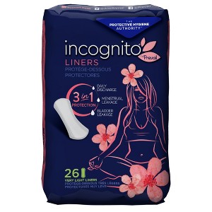 incognito by Prevail Panty Liner Very Light PVH-626, Light Absorbency, 156 Ct - 1 of 1