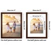 Americanflat Picture Frame with Oval Mat Insert and Shatter-Resistant Glass - Signature Collection - Photo Frame for Wall Display - 2 of 4