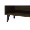 Syemin TV Stands and Consoles Fashion TV Stand for TVs up to 47.3" with 2 Storage Shelves 1 Cabinet for TV in Living Room, Brown, 47.3"*15.2"*25.6" - 3 of 4