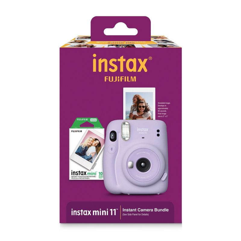 Fujifilm Instax Mini 11 Instant Film Camera Bundle - Purple, 1 of 7