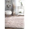 Nuloom Vinita Moroccan Diamonds Shaggy Indoor Area Rug, 4' x 6', Light Beige - 2 of 4