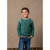 Hope & Henry Boys'  Long Sleeve Sporty Crew Neck Sweater with Stripe Piecing, Infant - 4 of 4