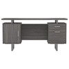 PAGED 47.25" L Home Office Desk Reversible Computer Desk with Storage Drawers and File Cabinet for Office - 2 of 4