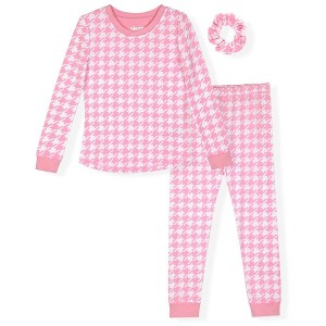 Sleep On It Girls 2-Piece Super Soft Jersey Long Sleeve Snug-Fit Pajama Set - Toddler Pajamas to Girls Pajama Sets - 1 of 4