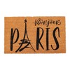 Evideco French Home Goods Sheltered Coir Doormat 30x18 Inch - 2 of 4