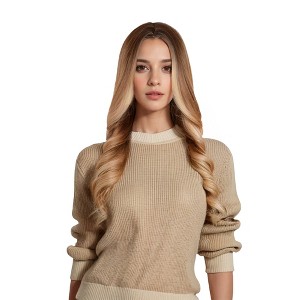 Alilang Long Wavy Wigs 27 Inch Middle Part Curly Wig for Daily Party Use - 1 of 4