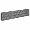 vidaXL Gabion Raised Bed Silver Galvanized steel Large Durable - 3 of 4