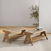 Nathan James Beacon Seagrass Bench Light Brown - 2 of 4