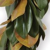 Plum & Post Grand Magnolia Leaf Garland 72" - 4 of 4