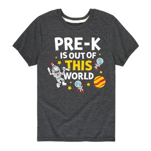 Boys' - Dr. Seuss - Pre-K Out Of This World Cat in the Hat Short Sleeve Graphic T-Shirt - 1 of 4