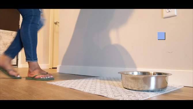 Drymate Multi-Use Paw Stripe Pet Mat Set - Gray (2ct), 2 of 5, play video