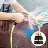 Infurnic Hose Nozzles and Wands 3/4 Inch Garden Hose Fitting Quick Connector Male and Female Set, Aluminum Quick Connect Hose Fittings 6 Sets - 4 of 4