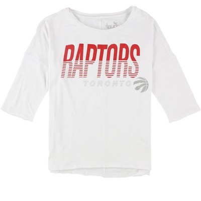 Touch by G-III Womens Toronto Raptors 1/2 Sleeve Graphic T-Shirt