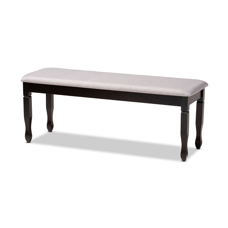Corey Fabric Upholstered and Wood Dining Bench - Baxton Studio, 1 of 8