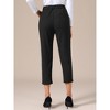 INSPIRE CHIC Women's Business Casual Cropped Length Work Office Trousers with Pockets - 4 of 4
