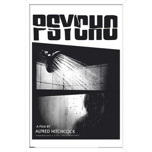 Trends International Alfred Hitchcock - Psycho (1960) Framed Wall Poster Prints - 1 of 4