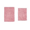 Fantasia Bath Rug Bathroom Rugs Set, Washable Rug, Extra Soft and Absorbent bath Rug, Bath Mat Set, Bath Floor Mat Non-Slip, 2 Pcs Set(M+L), Pink - 2 of 4