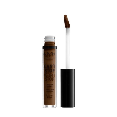 NYX Professional Makeup Can't Stop Won't Stop Contour Concealer - 22 Walnut - 0.11 fl oz