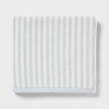 2pk Coastal Oversized Bath Towel Blue Striped - Threshold™ - 3 of 4