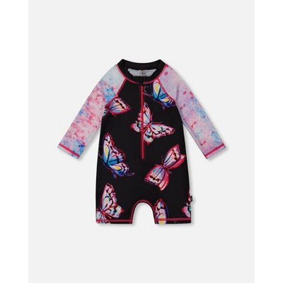 black and multicolored butterflies