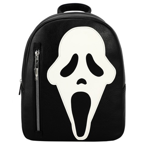 Scream Ghostface Glow in the Dark Horror Movie Character 11-inch Black Mini Backpack