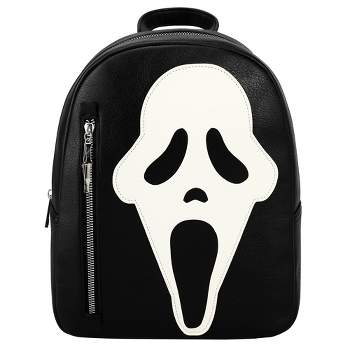 Glow in the Dark Scream Ghost Face Horror Movie Character Black Mini Backpack