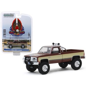 1982 GMC K-2500 Pickup Truck Brown Metallic w/Gold Stripes "Fall Guy Stuntman Assoc"1/64 Diecast Model Car by Greenlight - 1 of 3