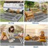 Outdoor Plastic Straw Rug Waterproof UV Resistant Reversible Patio Rug - 4 of 4