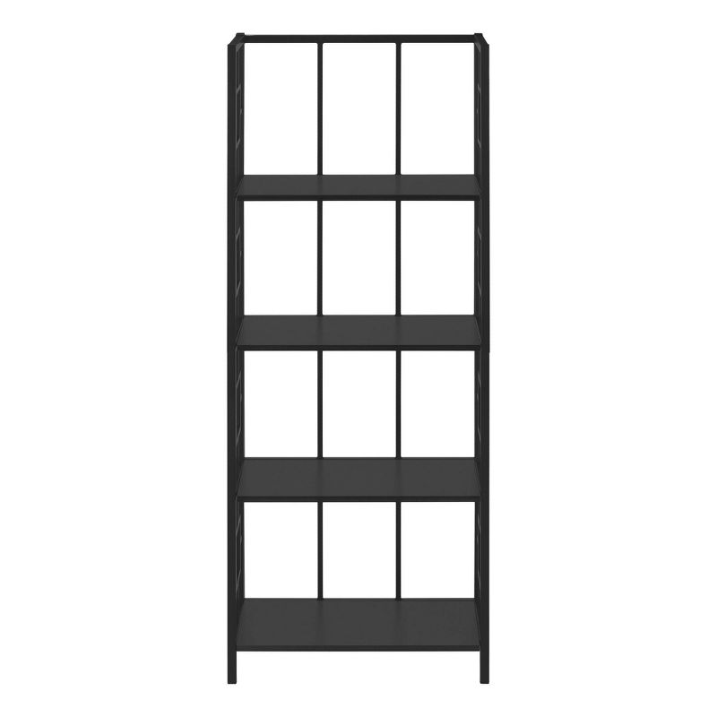 61.5" 4 Shelf Mix Material Etagere Bookcase - EveryRoom, 4 of 12