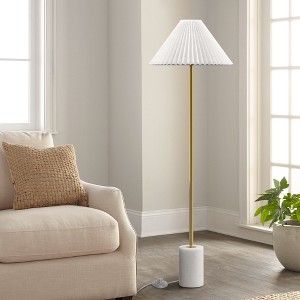 Maxax Traditional Floor Lamp with Adjustable Swing Arm, Farmhouse Standing Lamp for Living Room - 1 of 4