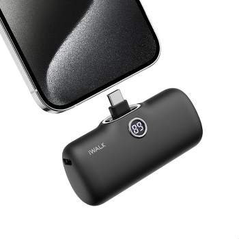 IWALK Mini Chargeur Portable 4500mAh, Power Bank Ultra Compacte, Batterie  Externe Compacte et Mignonne Compatible avec iPhone 12/12 - Cdiscount  Téléphonie