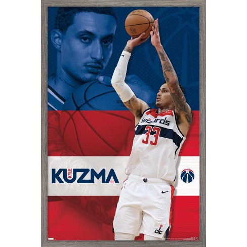 Trends International NBA Washington Wizards - Kyle Kuzma 24 Framed Wall Poster Prints - image 1 of 4