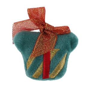 Unique Bargains Christmas Brooches Plush Red Green 2.36"x1.38" 1 Pc - 1 of 4