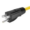 Monoprice Outdoor Extension Cord - 50 Feet - Yellow | NEMA 5-15P to NEMA  5-15R, 14AWG, 15A, SJTW, For Computers, Monitors, Scanners, Printers